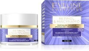 Eveline Retinol & Niacynamid 70+ Ultra Bogaty Krem głęboko regenerujący na noc 50ml