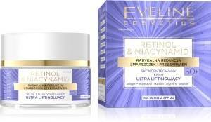 Eveline Retinol & Niacynamid Skoncentrowany krem ultraliftingujący na dzień 50+ 50 ml