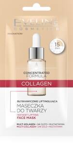 Eveline Skoncentrowana Formuła Collagen Błyskawicznie Liftingująca Maseczka do Twarzy 8 ml