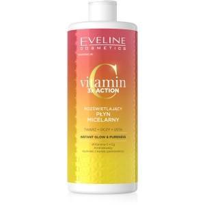 Eveline Vitamin C 3 x action Rozświetlający płyn micelarny 500 ml