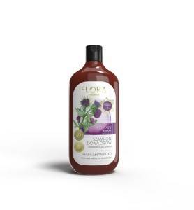 FLORA Szampon do włosów z tendencją do łupieżu Łopian, 500 ml