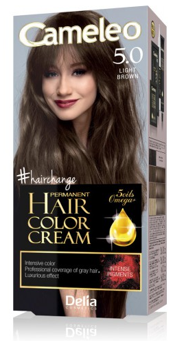 Farba do włosów CAMELEO OMEGA + 5.0 Jasny Brąz / Light Brown