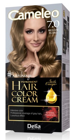 Farba do włosów CAMELEO OMEGA + 7.0 Średni Blond / Medium Blond