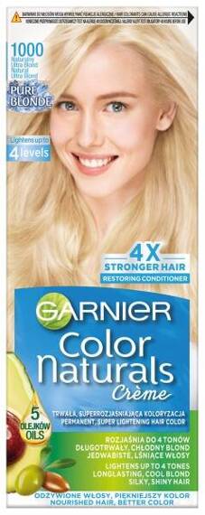 Farba do włosów Garnier Color Naturals Creme 1000 Naturalny ultra blond