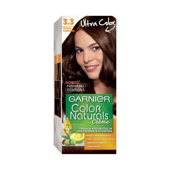 Farba do włosów Garnier Color Naturals Créme  3.3 Ciemna Czekolada