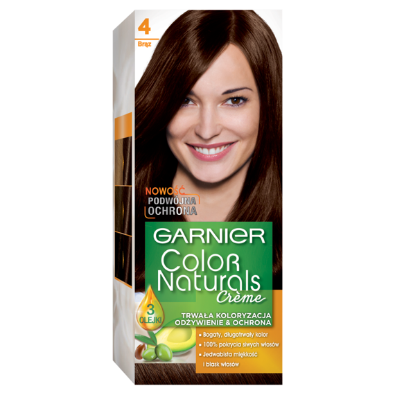Farba do włosów Garnier Color Naturals Creme 4 Brąz