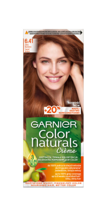 Farba do włosów Garnier Color Naturals Créme 6.41 Złoty bursztyn