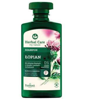 Farmona Herbal Care Szampon do wlosów tłustych u nasady i suchych na końcach Łopian 330 ml