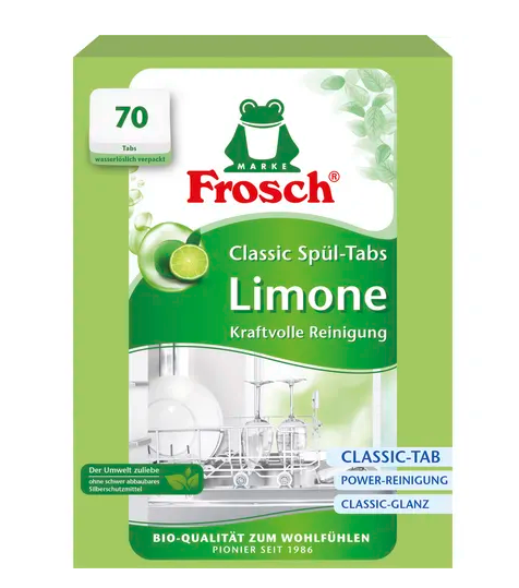 Frosch Tabletki do zmywarki Limonka  70 szt