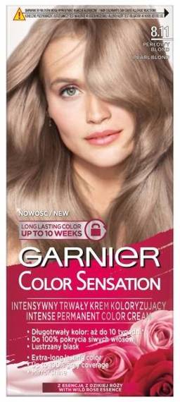 Garnier Color Sensation Farba do włosów 8.11 Perłowy Blond