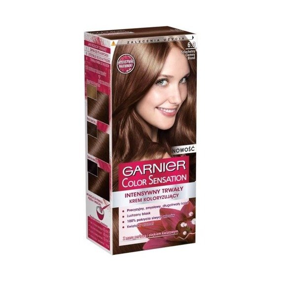 Garnier Color Sensation Krem koloryzujący 6.0 Szlachetny ciemny blond