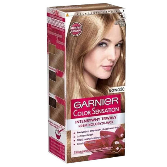 Garnier Color Sensation Krem koloryzujący 7.0 Delikatnie opalizujący blond