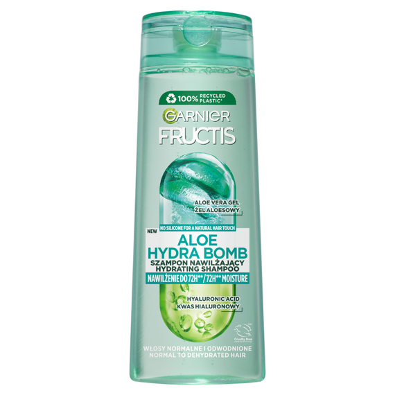 Garnier FRUCTIS ALOE HYDRA BOMB Szampon Do Włosów 400 ml