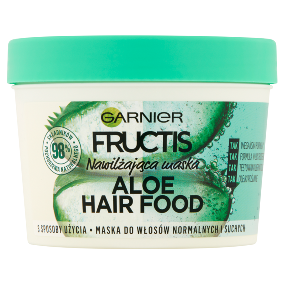 Garnier Fructis Aloe Hair Food Maska do włosów normalnych i suchych 400 ml