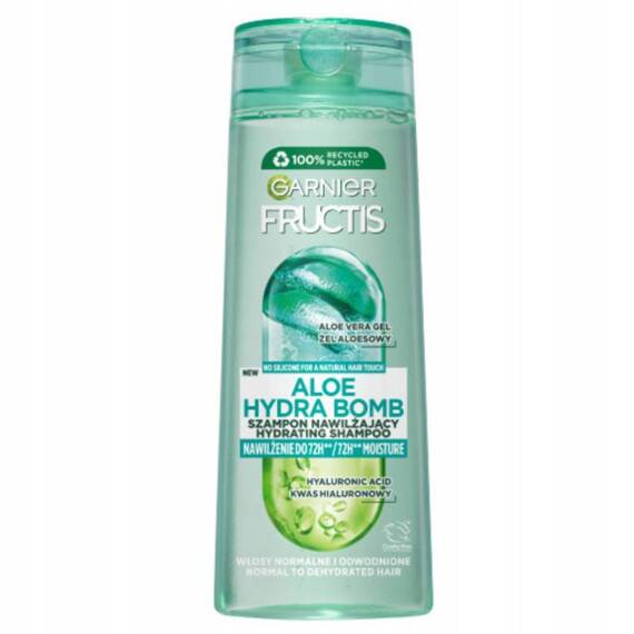 Garnier Fructis Aloe Hydra Bomb nawilżający szampon do włosów odwodnionych i normalnych 400 ml