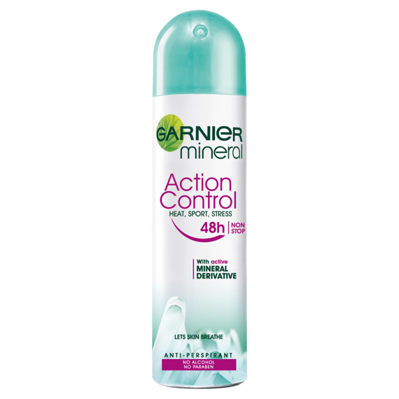 Garnier Mineral Action Control Antyperspirant w sprayu bez alkoholu 150 ml