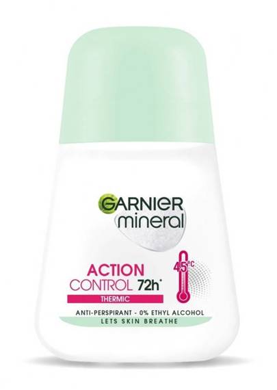 Garnier Mineral Dezodorant roll-on Action Control 72h - Thermic 50ml