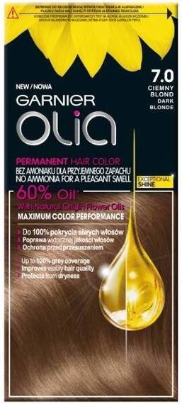 Garnier Olia Farba do włosów 7.0 Ciemny blond