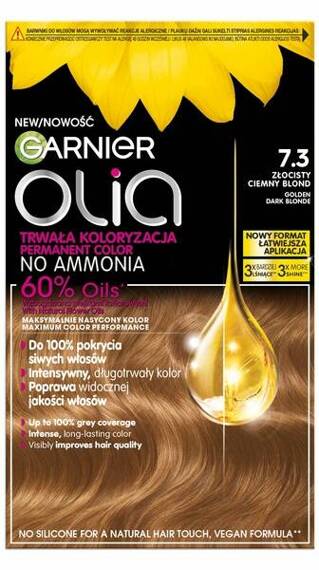 Garnier Olia Farba do włosów 7.3 Złocisty Ciemny blond