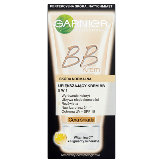 Garnier Skin Naturals Upiększający krem BB 5 w 1 skóra normalna cera śniada 50 ml