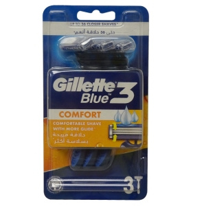 Gillette Blue3 Comfort Jednorazowe maszynki do golenia dla mężczyzn 3szt.