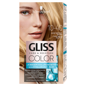 Gliss Color Care & Moisture Farba do włosów 10-40 Jasny Beżowy Blond