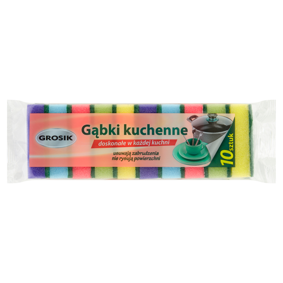 Grosik Gąbki kuchenne 10 sztuk