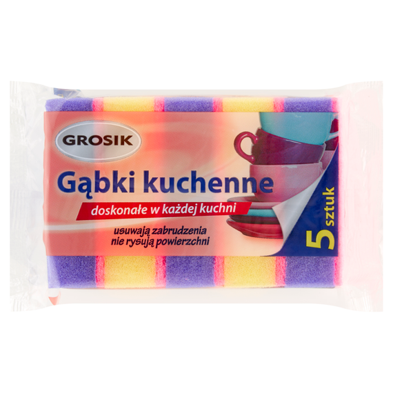 Grosik Gąbki kuchenne 5 sztuk