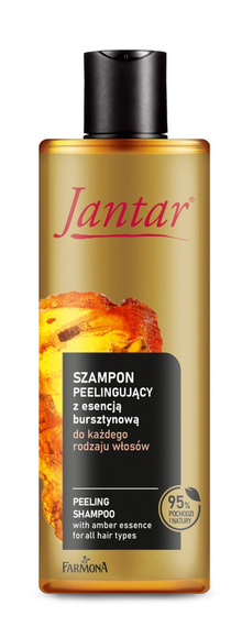 JANTAR Szampon peelingujący z esencją bursztynową 300ml