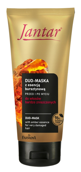 Jantar Duo-maska z wyciągiem z bursztynu do włosów bardzo zniszczonych 200ml