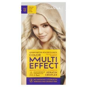 Joanna Multi Effect color Szamponetka koloryzująca perłowy blond 02 35 g