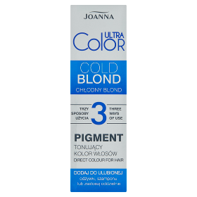 Joanna Ultra Color Pigment tonujący kolor włosów chłodny blond 100 g