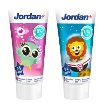 Jordan Junior Pasta do zębów dla dzieci  0-5 lat