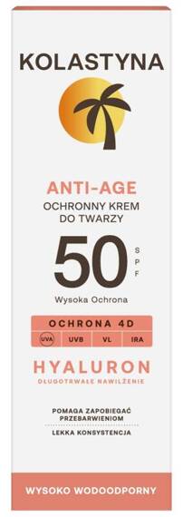 Kolastyna ANTI-AGE ochronny krem do twarzy SPF50 50ml