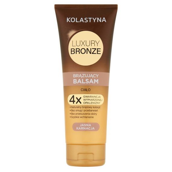 Kolastyna Luxury Bronze Balsam brązujący do ciała jasna karnacja 200 ml