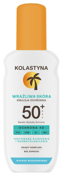 Kolastyna Wrażliwa Skóra Emulsja ochronna w sprayu SPF 50+ 150 ml