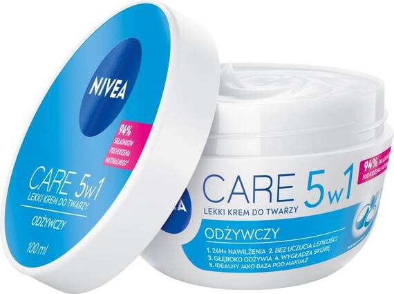 Krem do twarzy odżywczy NIVEA CARE 5w1 100ml