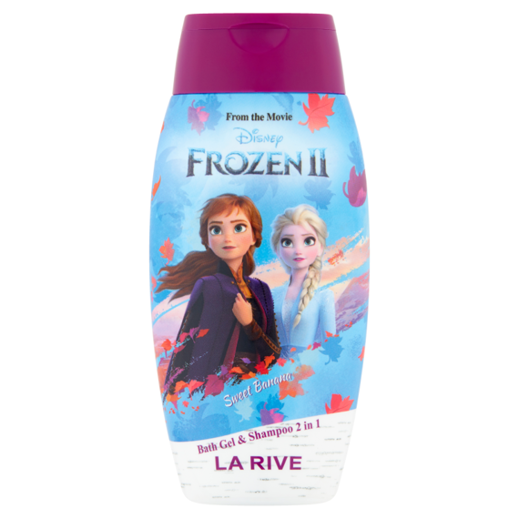 LA RIVE Disney Frozen II Szampon i płyn do kąpieli 2 w 1 dla dzieci powyżej 3. roku życia 250 ml