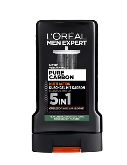 L'Oréal Men Expert Total Clean Carbon Żel Pod Prysznic 250 ml