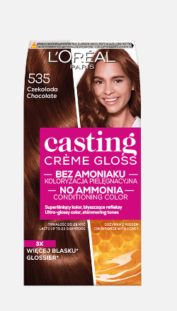 L'Oréal Paris Casting Crème Gloss Farba do włosów 535 Czekolada