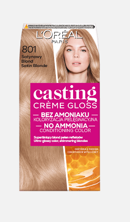 L'Oréal Paris Casting Crème Gloss Farba do włosów 801 Satynowy blond