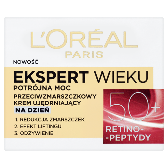 L'Oreal Paris Ekspert Wieku 50+ Przeciwzmarszczkowy krem ujędrniający na dzień 50 ml