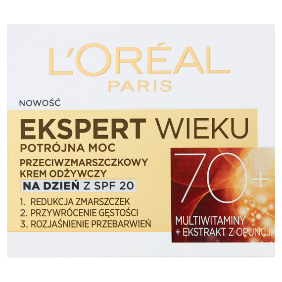 L'Oreal Paris Ekspert Wieku 70+ Przeciwzmarszczkowy krem odżywczy na dzień 50 ml