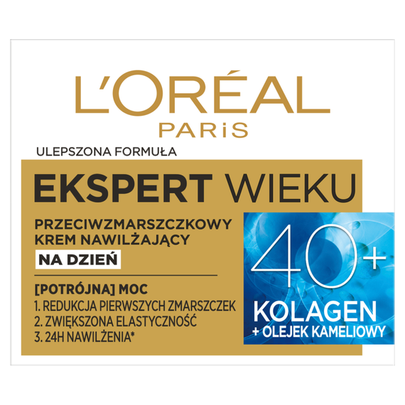 L'Oreal Paris Ekspert Wieku Przeciwzmarszczkowy krem nawilżający na dzień 40+ 50 ml