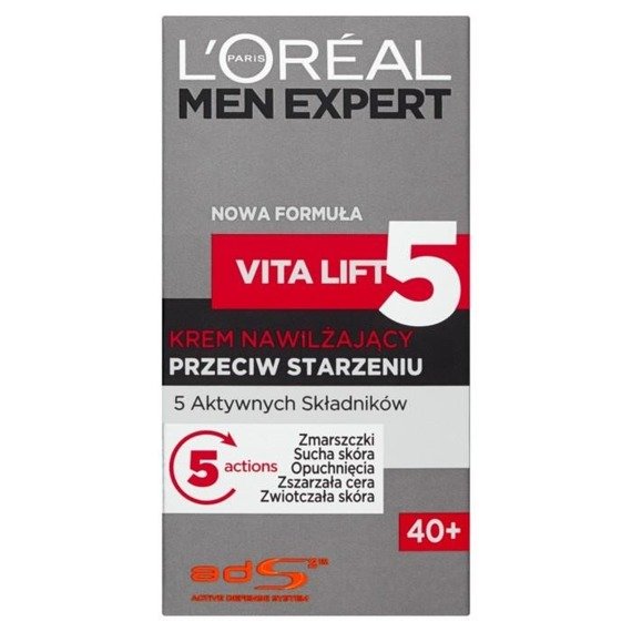 L'Oréal Paris Men Expert Vita Lift 5 40+ Krem nawilżający przeciw starzeniu 50ml