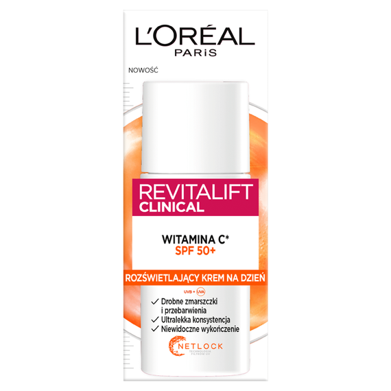 L'Oréal Paris Revitalift Clinical Rozświetlający krem na dzień SPF 50+ 50 ml