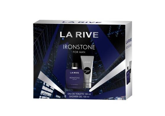 La Rive Ironestone For Man Woda toaletowa 100ml spray + Żel pod prysznic 100ml