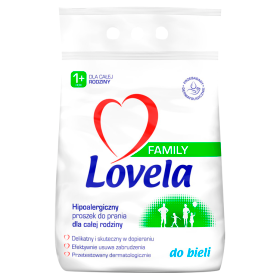 Lovela Family Hipoalergiczny proszek do prania do bieli 2,1 kg (28 prań)