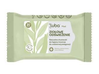 Luba Med Ziołowe odświeżenie naturalne chusteczki do higieny intymnej 20 szt