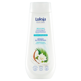 Luksja Silk Care Kremowy żel pod prysznic orzeźwiające kokos i gardenia 500 ml